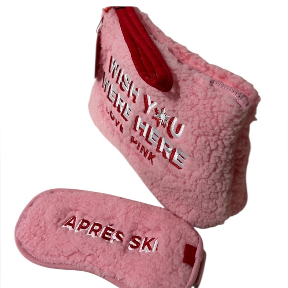 Victoria's Secret Pink Cosmetic Bag and Eye Mask Set - Picture 4 of 7